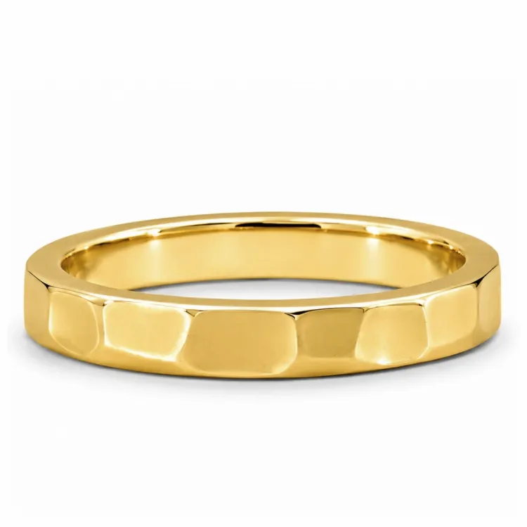 waterproof ring in verguld staal