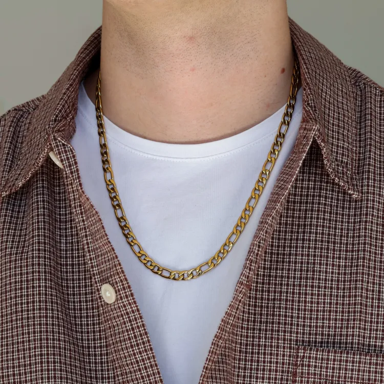waterproof ketting in verguld staal  x 6.50 mm 