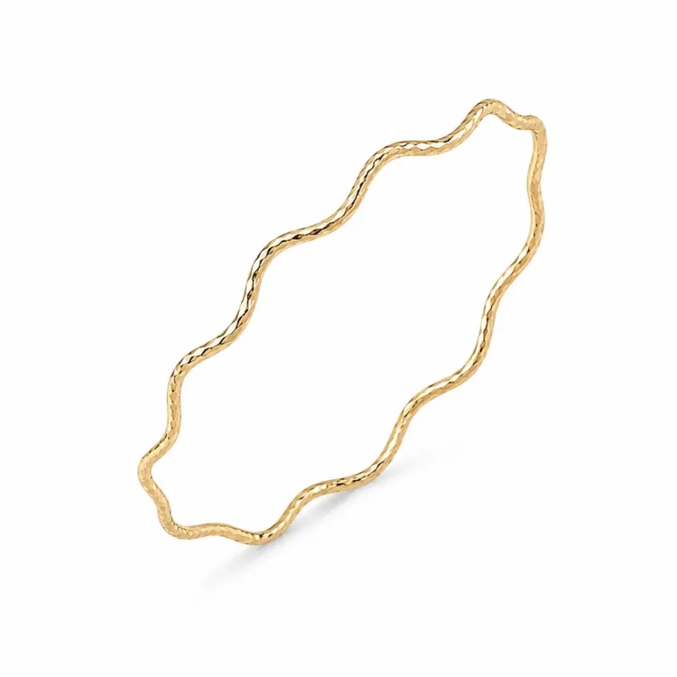 waterproof ring in verguld staal - OCEANA