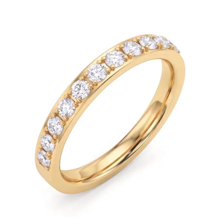 waterproof zirkoon mémoire ring in verguld staal - OCEANA