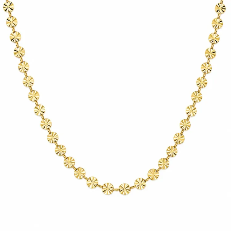 waterproof ketting in verguld staal - OCEANA