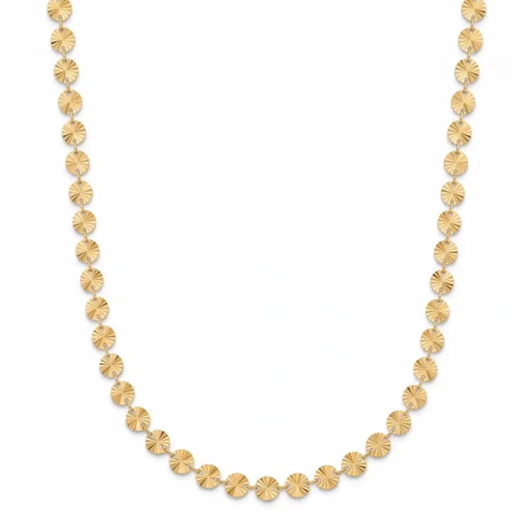 waterproof ketting in verguld staal - OCEANA