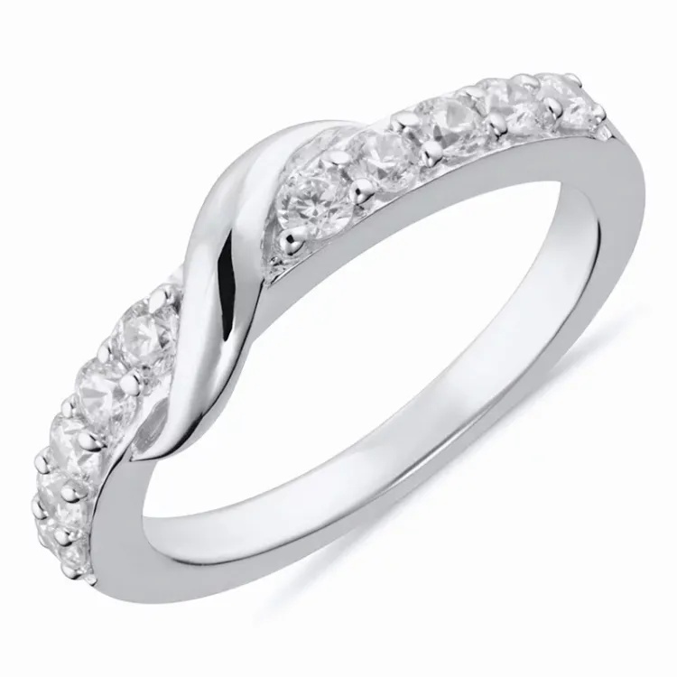 Zilver ring in gerodineerd zilver