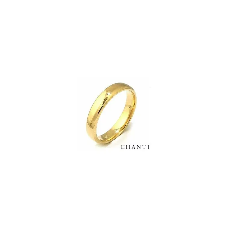 elegant trouwring in 14 karaat goud