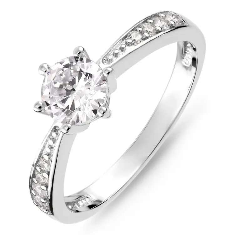 zirkoon ring in zilver