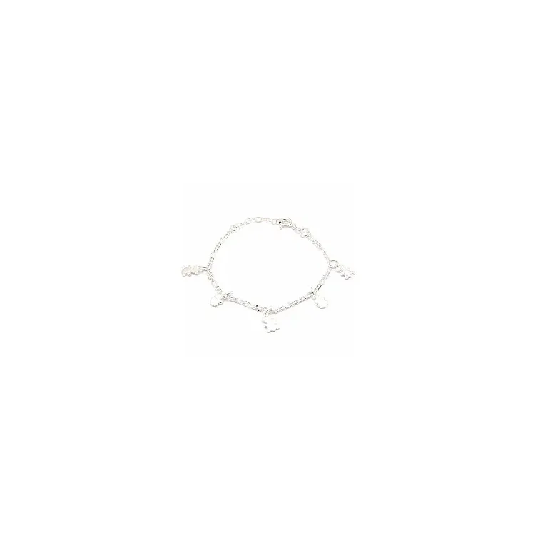 echt kinder armband in zilver met hanger in zilver - Little Ones