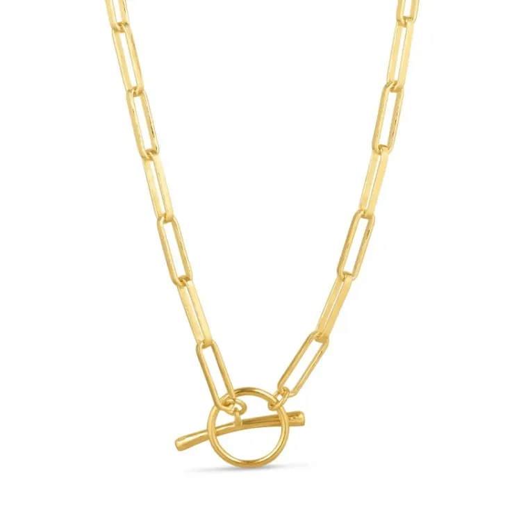 ketting in verguld sterlingzilver 41 cm x 4,3 mm
