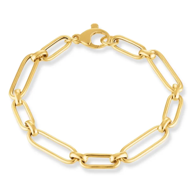 armband in verguld sterlingzilver  x 6,3 mm