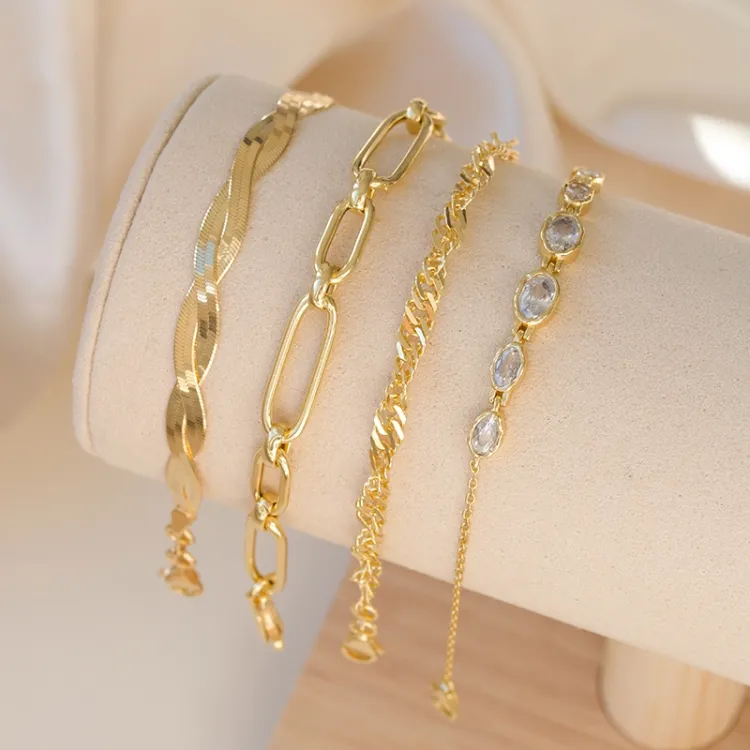 armband in verguld sterlingzilver  x 6,3 mm