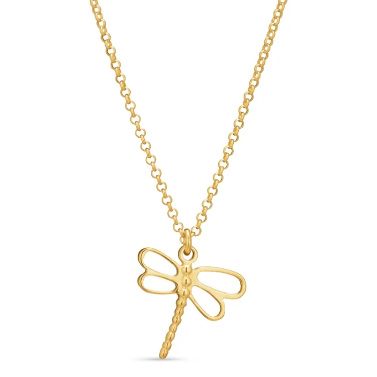 goudsmid  ketting in verguld sterlingzilver met hanger in verguld sterlingzilver