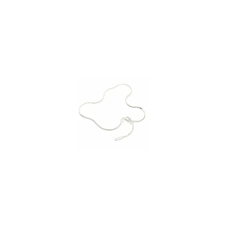 Enkelbandje in zilver x 1,0 mm
