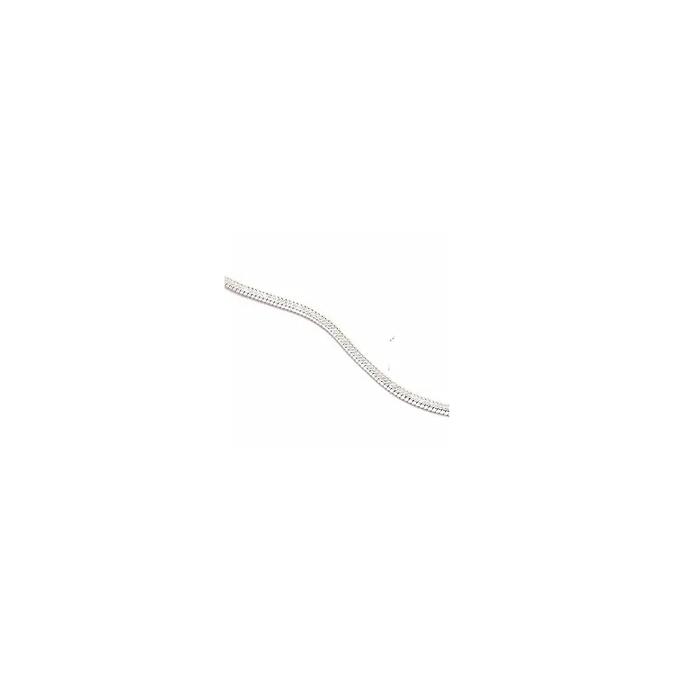 Enkelbandje in zilver x 1,0 mm