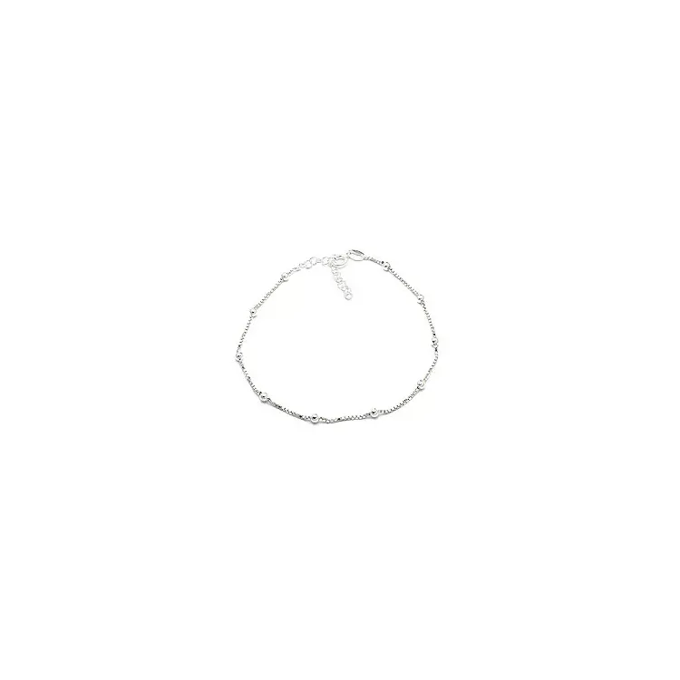 Enkelbandje in zilver  x 1,0 mm