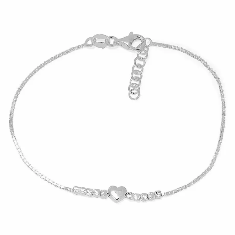 hart armband in zilver