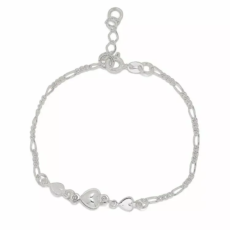 hart armband in zilver
