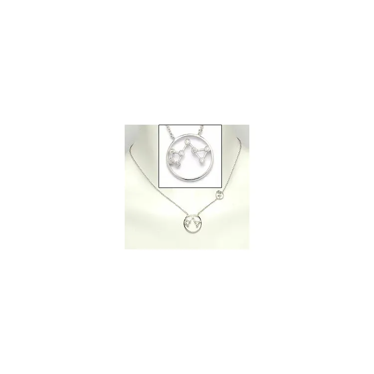 sterrenbeeld boogschutter ketting in zilver