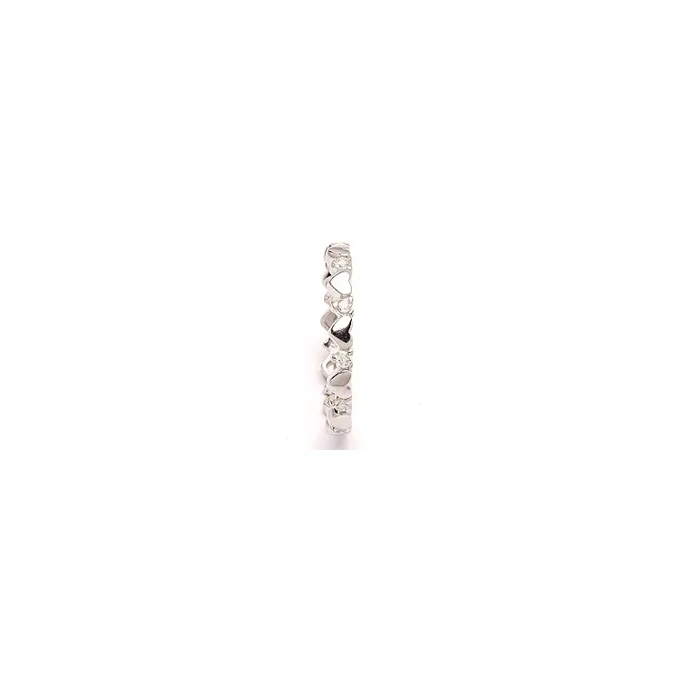 Smal hart ring in zilver
