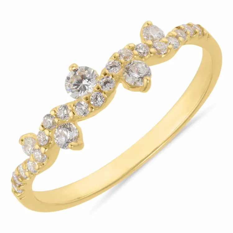 ring in verguld sterlingzilver