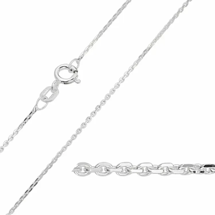 BNH Anker facet armband in zilver 18,5 cm x 1,1 mm