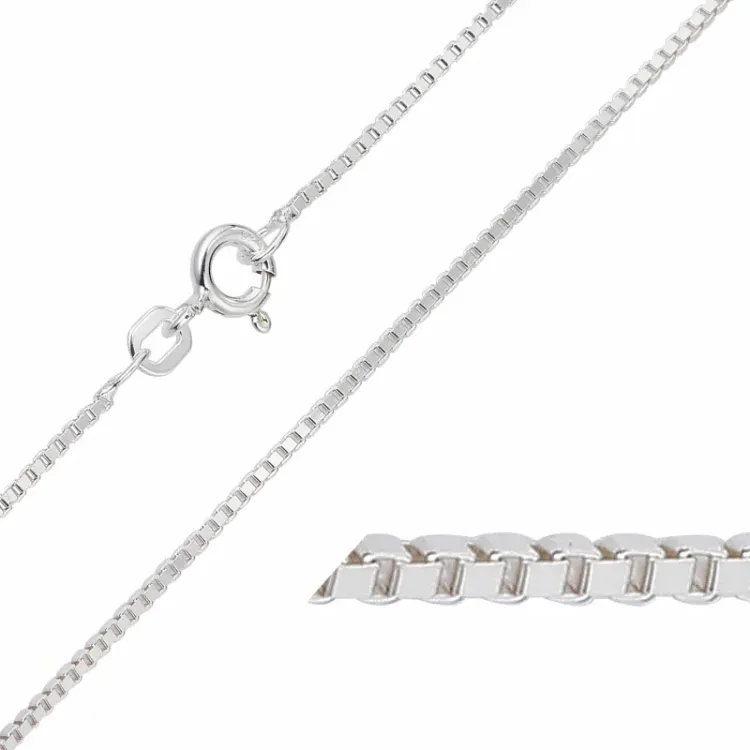 BNH venetiaanse armband in zilver 18,5 cm x 1,2 mm