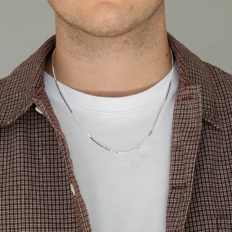 Bnh venetiaanse ketting in zilver 50 cm x 1,8 mm