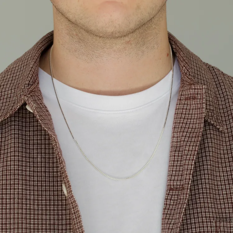 BNH venetiaanse ketting in zilver 55 cm x 1,5 mm