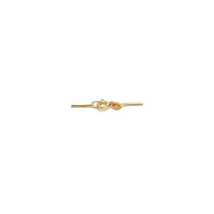 BNH slangenketting in 14 karaat goud 42 cm x 1,0 mm