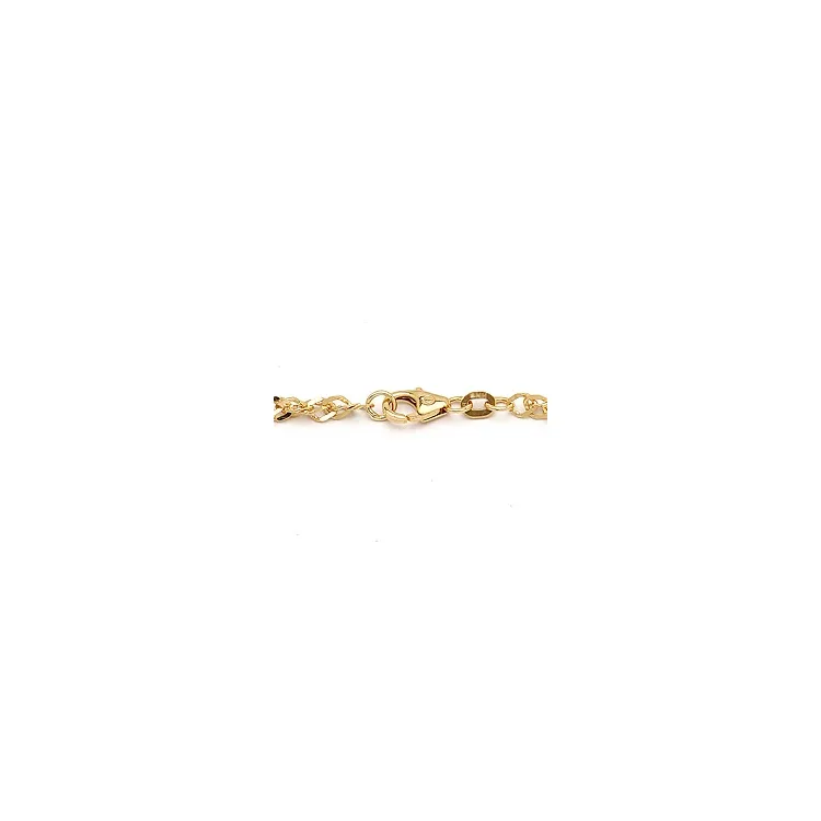 BNH singapore armband in 14 karaat goud 17 cm x 2,3 mm