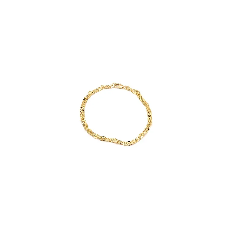 BNH singapore armband in 8 karaat goud 17 cm x 3,5 mm