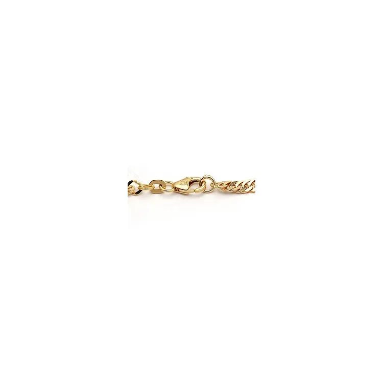 BNH singapore armband in 14 karaat goud 18,5 cm x 3,5 mm