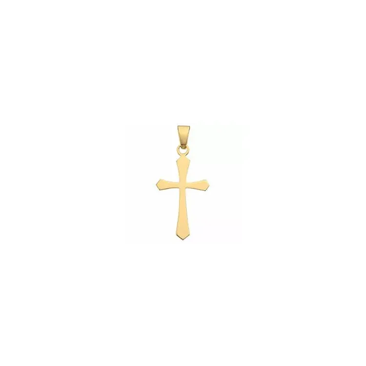 13 x 20 mm BNH kruis in 14 karaat goud - Amoré