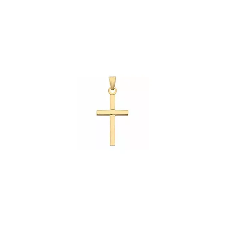 13 x 21 mm goud BNH kruis in 14 karaat goud - Amoré