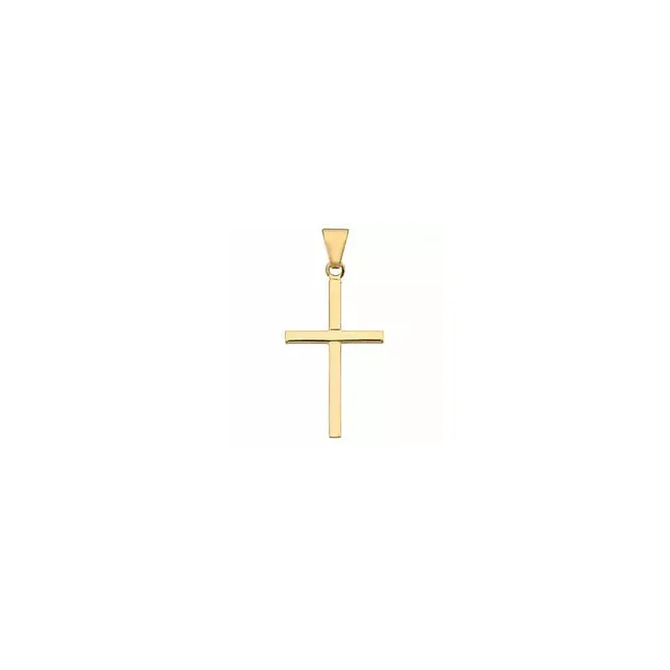 17 x 27 mm kruis BNH kruis in 14 karaat goud - Amoré
