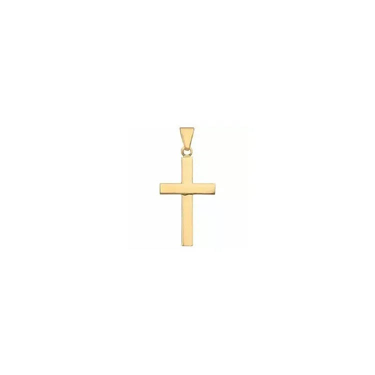 17 x 27 mm kruis BNH kruis in 14 karaat goud - Amoré