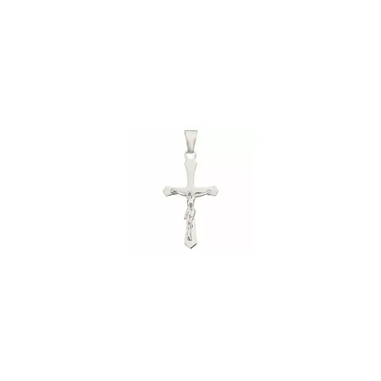 Jezus BNH kruis in zilver - Amoré
