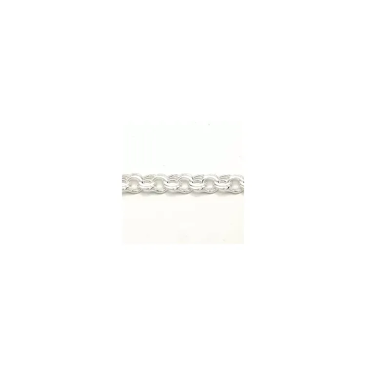 BNH bismarck ketting in zilver 45 cm x 5,0 mm
