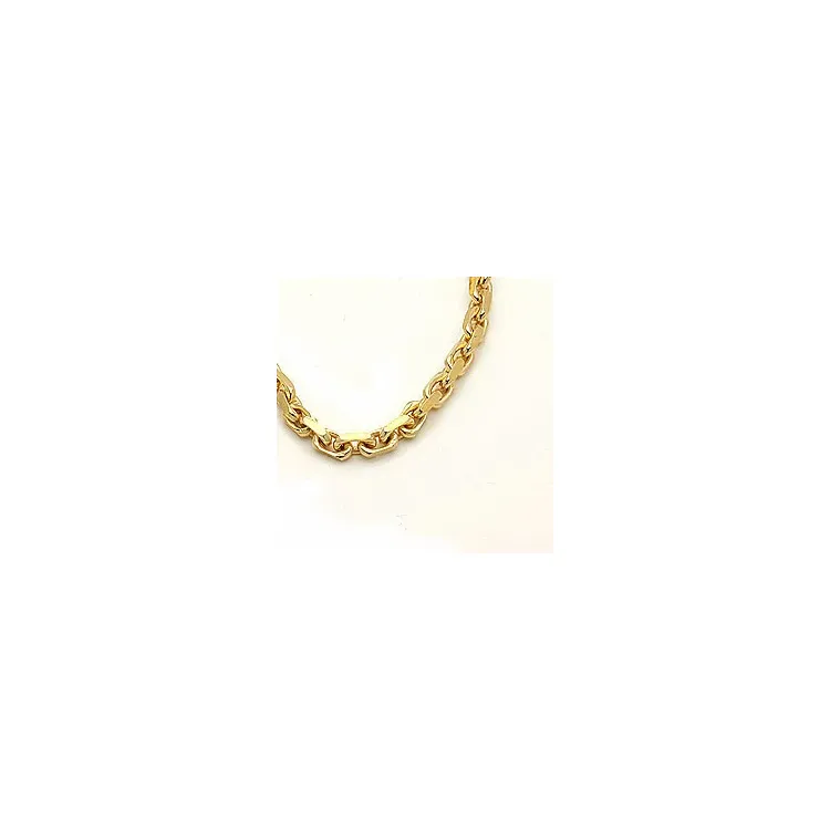 BNH Anker facet ketting in 8 karaat goud 42 cm x 1,6 mm