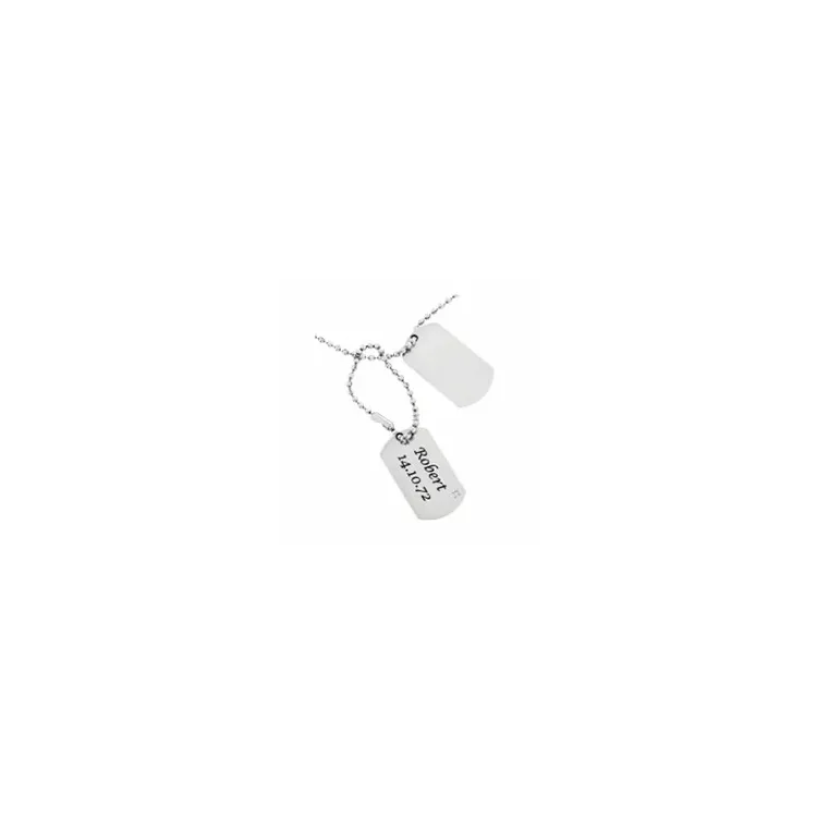dogtag in staal - My Letter