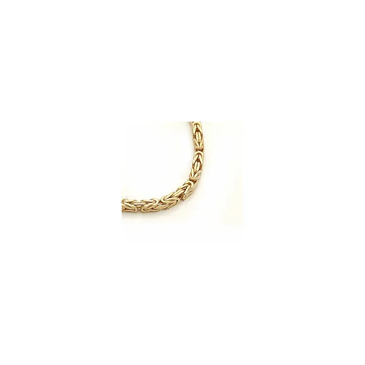 koningsketting in 14 karaat goud 50 cm x 1,8 mm