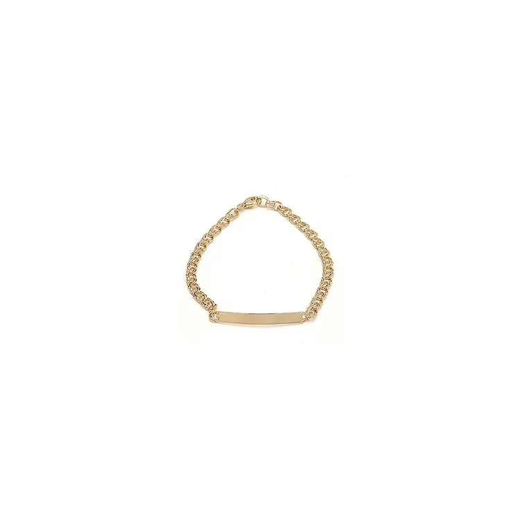 BNH Bismarck armband in 14 karaat goud 14 cm x 3,5 mm