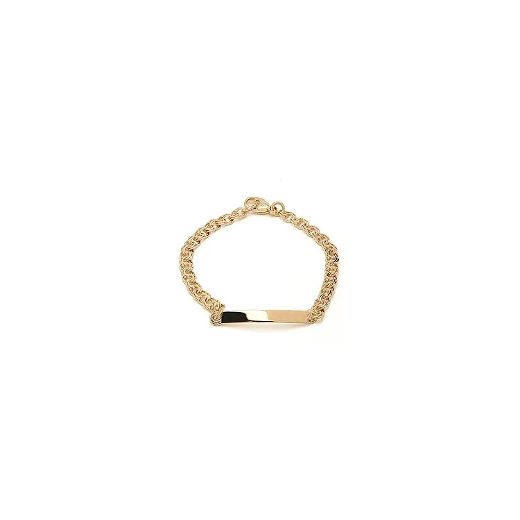 BNH Bismarck armband in 14 karaat goud 14 cm x 4,0 mm