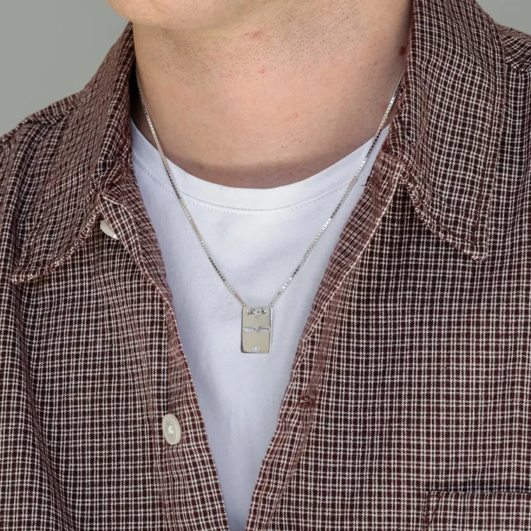 ID-plaat in zilver