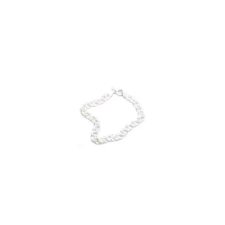 BNH Bismarck armband in zilver 17 cm x 6,5 mm