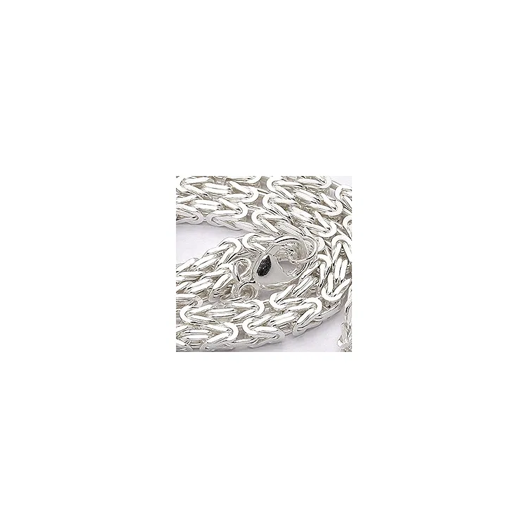 koningsketting in zilver 55 cm x 2,8 mm