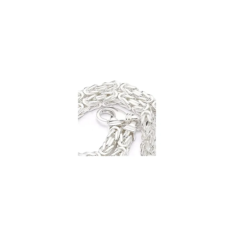 koningsketting in zilver 70 cm x 4,8 mm