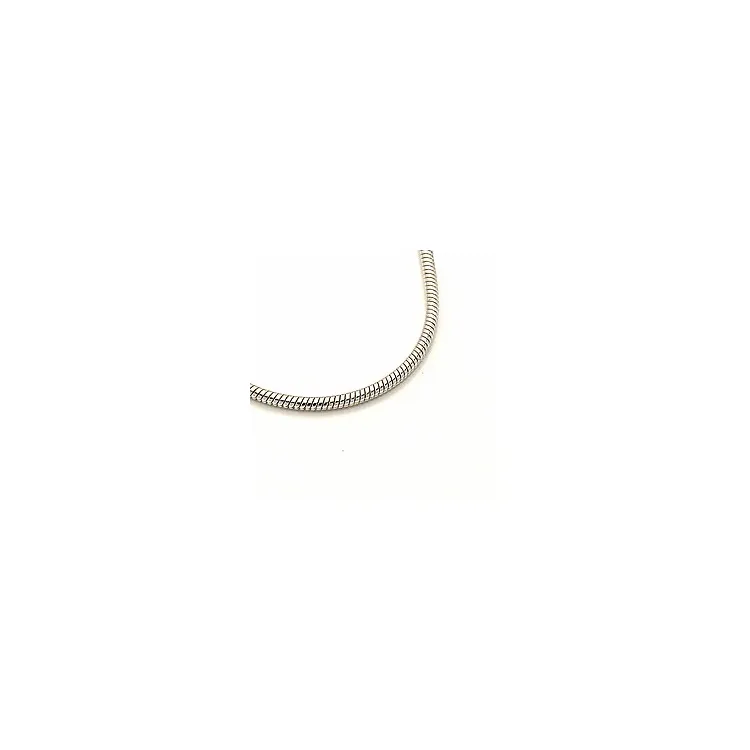 BNH slangenketting in 14 karaat witgoud 50 cm x 1,6 mm