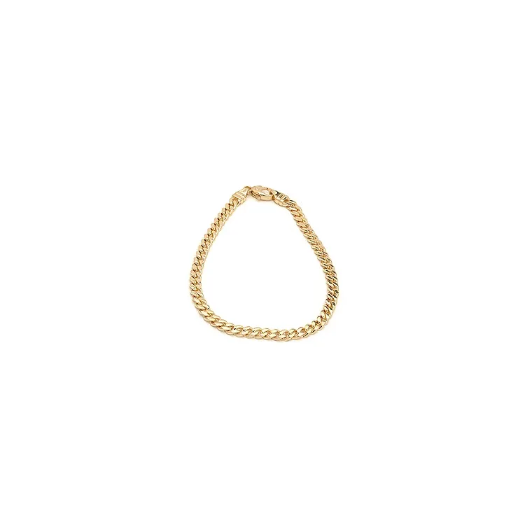 BNH pantserarmband in 8 karaat goud 21 cm x 4,0 mm