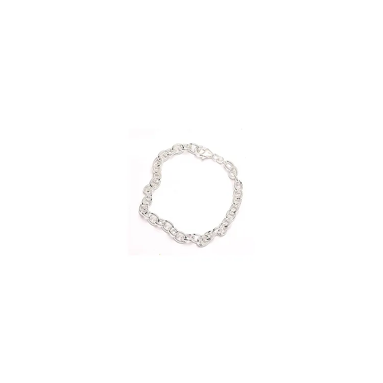 BNH Anker ronde armband in zilver 18,5 cm x 6,0 mm