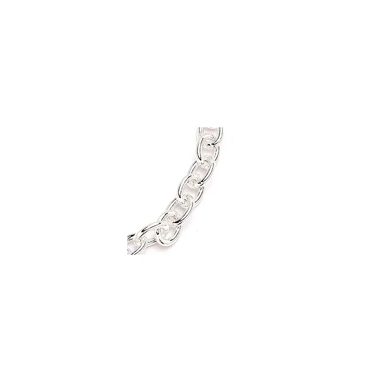 BNH Anker ronde armband in zilver 18,5 cm x 6,0 mm