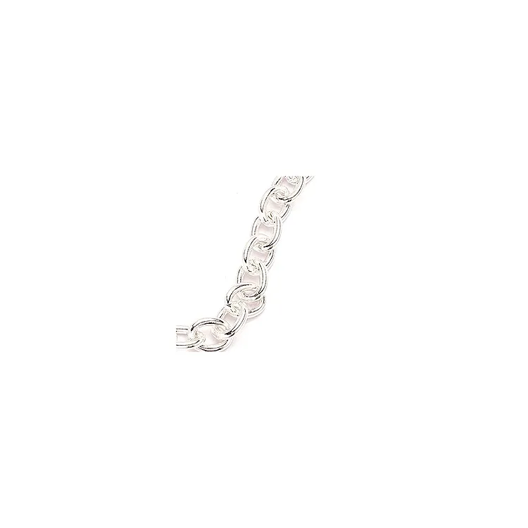 BNH Anker ronde ketting in zilver 60 cm x 6,1 mm